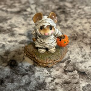 Wee Forest Folk Mouse Figurine Halloween THE MUMMY Costume M-194 NO CHIPS!